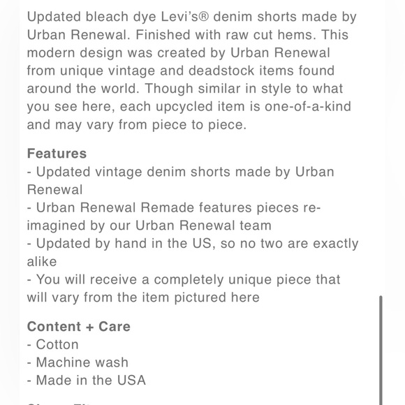 🆕 🔥 NEW - Bleach Dye Levi’s Denim Shorts 🔥 🆕 - Picture 10 of 10